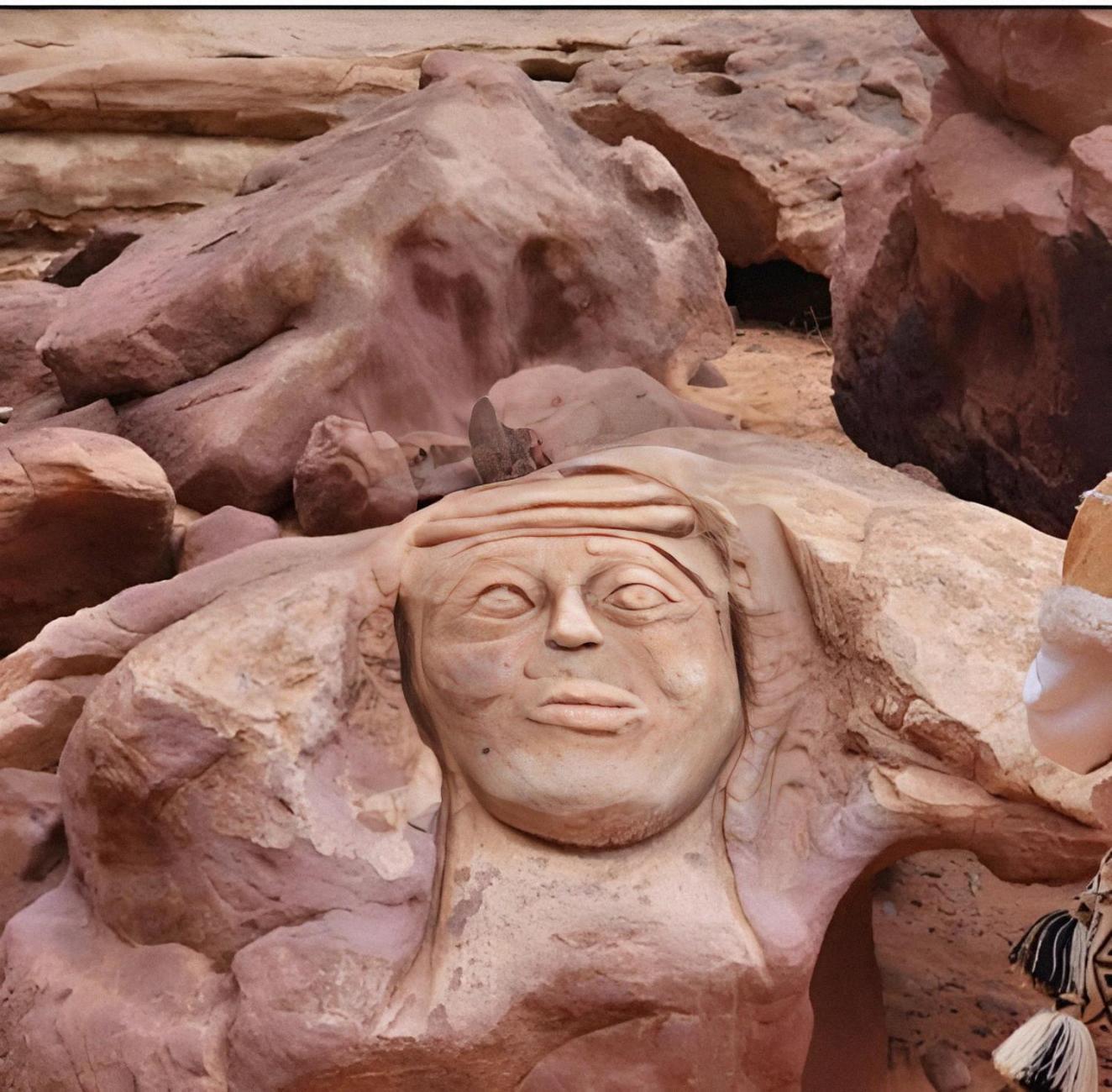 Отель Wadi Rum Caeser Camp Экстерьер фото